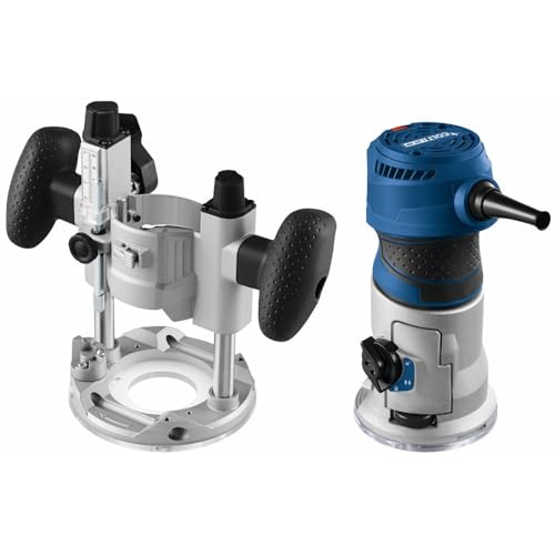 Routeur palmier Bosch GKF125CEPK avec kit combiné à vitesse variable bleu - 5