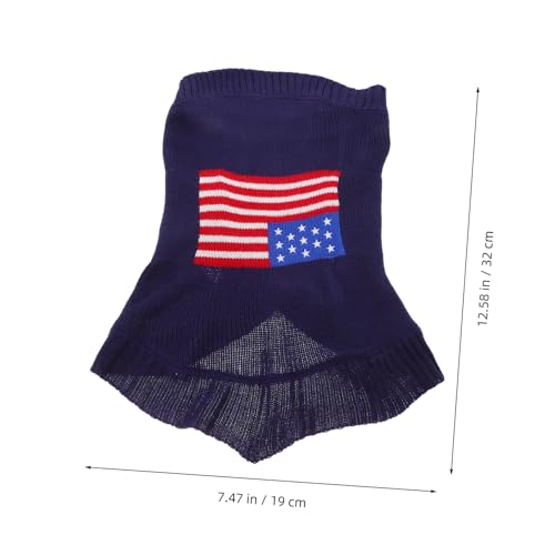 Suéter para perros con bandera americana talla M miniatura 2