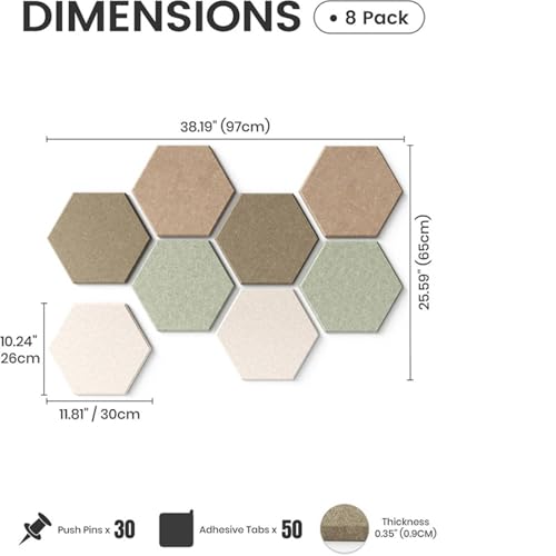 Tableau d'affichage esthétique avec adhésif pour ongles sans perçage
