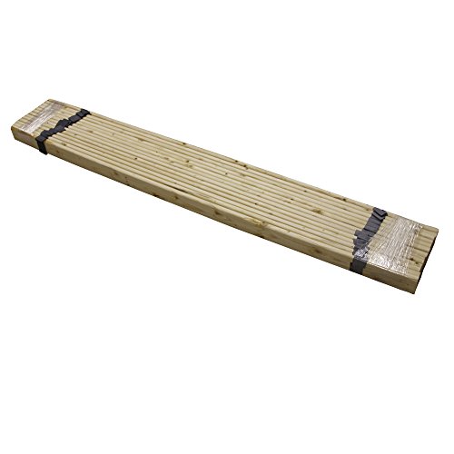 Classic Brands Standard Solid Wood Bed Support Slats | Bunkie Board | Fits Most Beds, Full #TOP3