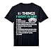 Mens 10 Things I Want in My Life Car More Cars I Want Car in Life Performance T-Shirt