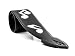 Real Leather Softee Style Padded 4" Wide Guitar Strap with Music Notes Design