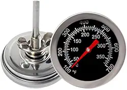 Termômetro profissional de aço inoxidável para churrasqueira, medidor de temperatura do mostrador para cozinhar alimentos
