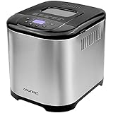 Courant Bread Maker Machine 3 Loaf sizes, Gluten-free, sugar-free, Natural Sourdough, Total 15 Pre-Programmable Cycles, Delay Timer, Easy to Use,...