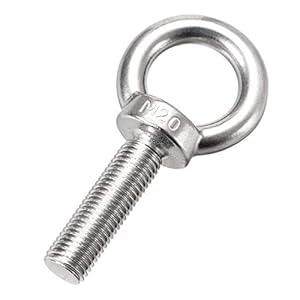 Sourcing Map M20 Edelstahl Ringmutter 1 Stück