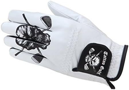 Tattoo Golf Men's Golf Glove - White