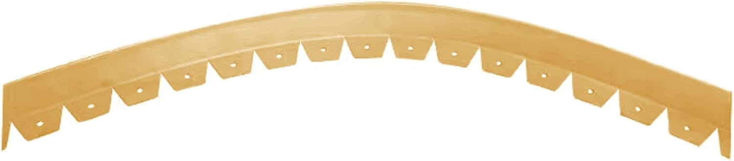 砂利 保護材 マット 高さ2/3/4インチ 金 ガーデンエッジングボーダー、 フレキシブル 曲げることができる ランドスケープペーバ