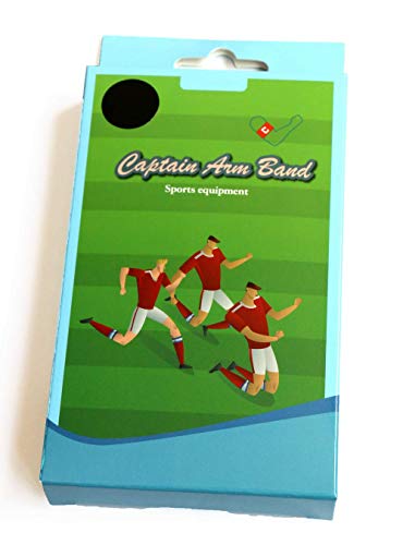 image for MAYFOO Football Soccer Captains Armband - Adjustable Elastic Captain A