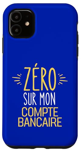 Zero On My Bank Account ���[���A�o���J�[ �X�}�z�P�[�X iPhone 11 �p