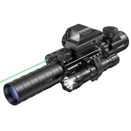 MidTen 3-9x32 5-in-1 Scope Combo Dual Illuminated