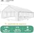 COBIZI 20x40FT Party Tent Heavy Duty Outdoor Gazebo White Event Shelter Wedding Canopy Tent for Parties Carport BBQ with Removable Sidewall Windows, Powder Coating (Better Than Galvanized)