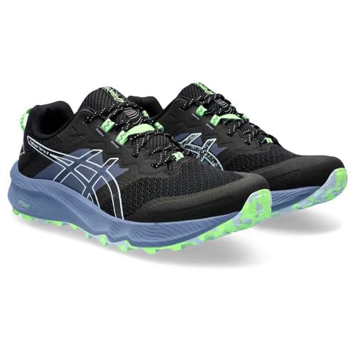 ASICS Tênis de Ginástica Masculino, Preto/azul claro, 8
