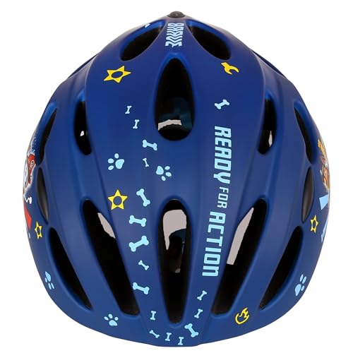 Casco de ciclista Paw Patrol niño azul marino regulable talla 52-56cm 7