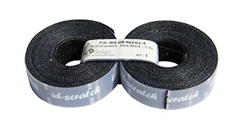 PatchSee ID-Scratch Refill 2.5m Negro 2pieza(s) - Cinta adhesiva (2,5 m, Negro, 20 mm, 2 pieza(s))