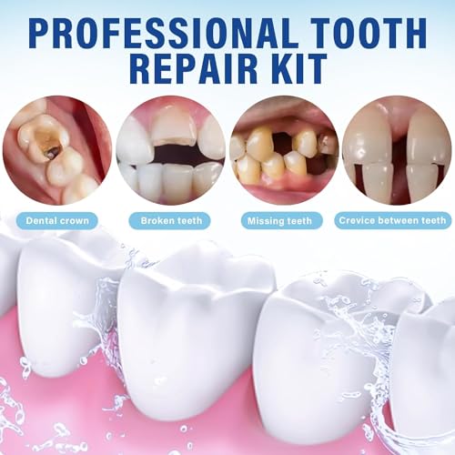 Image of Zinc Oxide Eugenol Cement, Temporary Teeth Replacement Kit for Fixing Filling Missing and Gaps,Temporary Fixed Crown and Bridge.
