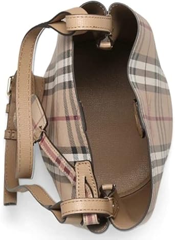 Amazon | [BURBERRY] (バーバリー) レザー LORNE HAYMARKET Bag バケツ
