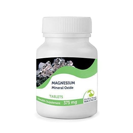 Magnesium Mineral Oxide 375 Mg x 7 Sampe Pack Tablets Pills Natural Products Nutrition Health Food Supplements Britain Quality in Bottlles HEALTHY MOOD UK