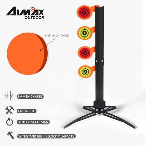 Image of AR500 Dueling Tree Target Kit, 4-Piece 1 /4 inch Thickness Paddles