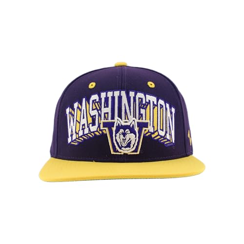 Gorra Snapback Plana Washington Huskies NCAA Oficial miniatura 2