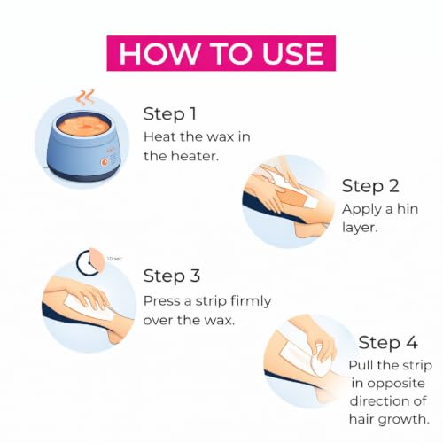 Image of Wax Heater, Roller Heater Machine Hair Removal Warmer Refill Cartridge Wax Strips With Wipes Waxing kit for Women WaxRoll on Heater (Wax, Aloe Vera 550 gm)