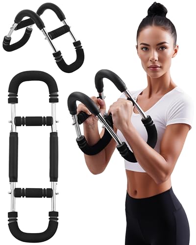 Arm Toner for Women – Adjustable Twister Bar for Triceps & Arm Fat Reduction. Strengthen and Firm Biceps, Chest, and Shoulders. Home Gym Workout Tool (30-60lbs Resistance)