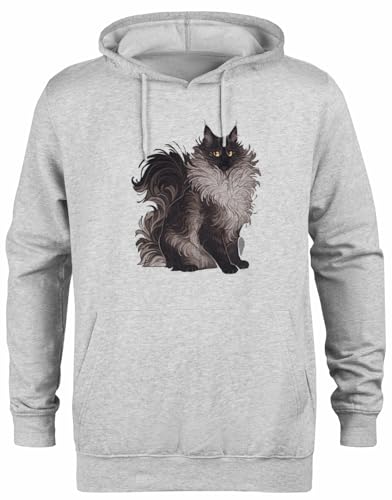 Pull à capuche gris pour affronter le froid avec style et confort
