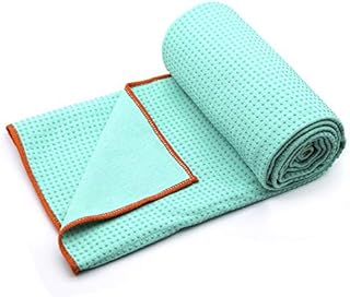 Eunzel Yoga Towel,Hot Yoga Mat Towel - Sweat Absorbent Non-Slip for Hot Yoga, Pilates and Workout 24