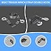 labwork 2 Inch x 20 Feet Boat Trailer Winch Strap Double Hook Replacement for Ranger Boats 9642019