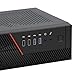Kqcibz A09P 4.2L Mini Itx Case Desktop Mini Itx Case Htpc Chassis Game Computer Can Stand or Lie Down for Small 1U Power Supply, Black, 500384374