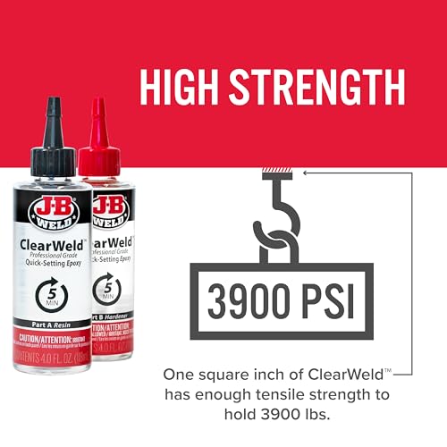 J-B Weld Pro Size ClearWeld Epoxy