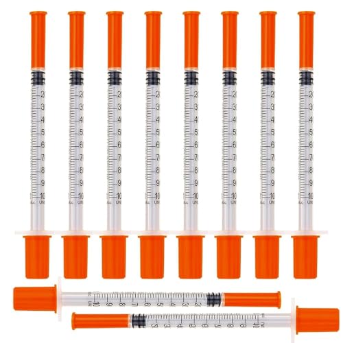 10 Pack 1ml Blunt Tip Liquid Measuring & Dispensing Tools with Individually Sealed Packaging, for Industrial, Home, Craft & Pet Care