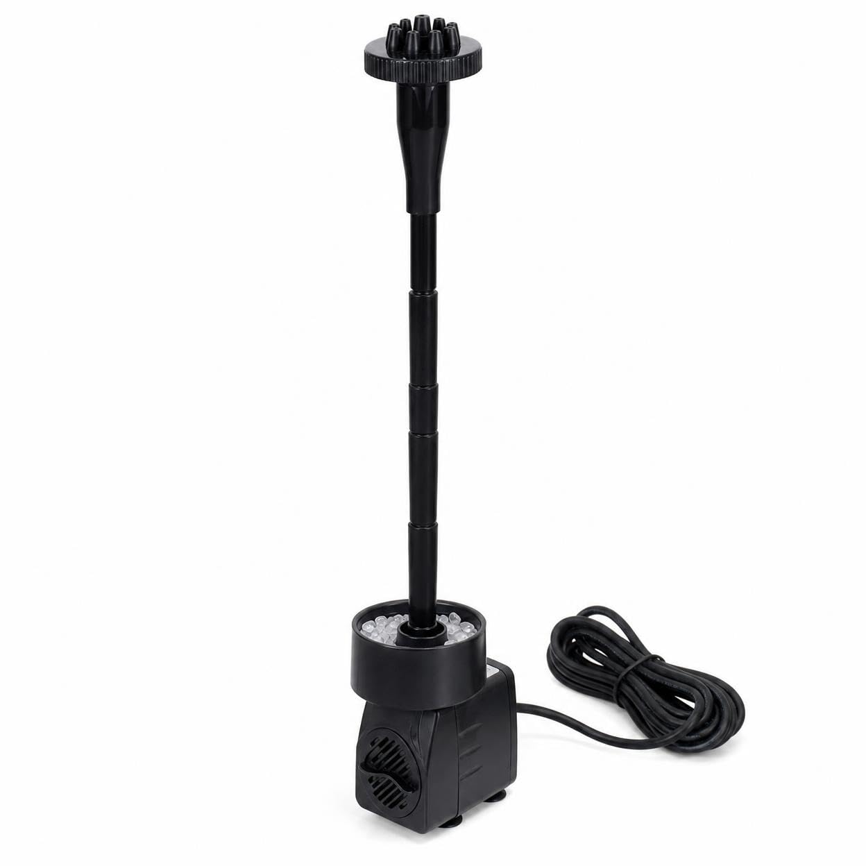 Bomba de agua con protección fugas de 15W y cable de 5m para un estanque seguro