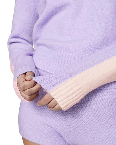Image of Florence by Mills Women's Bright Like Color Tipped Pullover Sweater