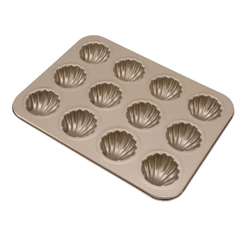 Moule de cuisson en forme de coquille 12 cavités EMUKOEP pour cupcakes