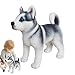 Imagen de Xweptuy Animal de Peluche de Husky Siberiano