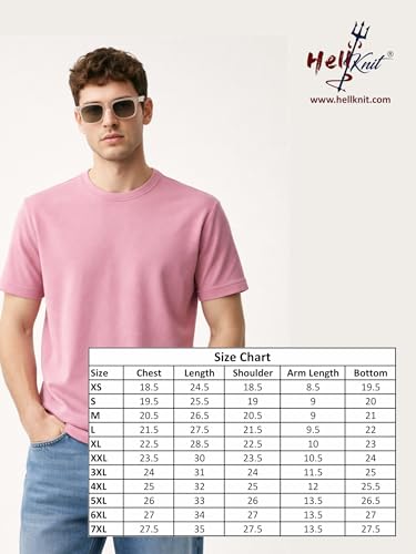 Image of Men's Oversized T-Shirt, Cotton Blend, Soft Fabric, Crew Neck, Short Sleeve