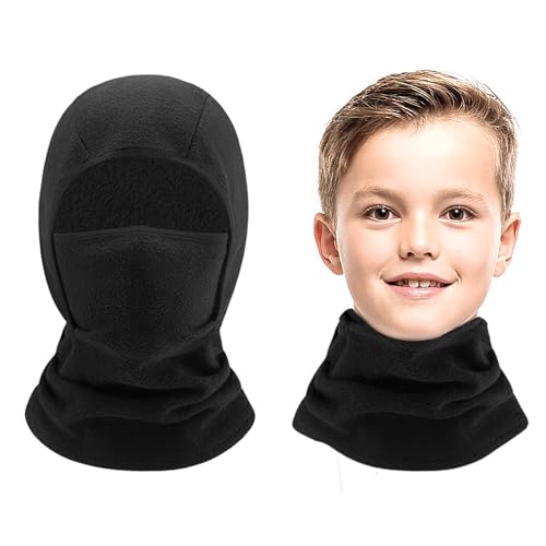 Pukavt 1-3 Pack Kids Balaclava Ski Mask for Boys and Girls, UV Protection Windproof Scarf for Winter Snowboard Cycling
