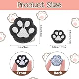14 Stück Stoff Zum Aufbügeln Selbstklebender Aufnäher Mit Pfotenabdruck Hundepfote Schwarz Weiß Bügelflicken Hundepfoten Pfote Hund Aufnäher Bügelbild Patch Für Kinderkleidung Rucksäcke Weihnachten