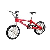 Tamaño: El tamaño del modelo de bicicleta de montaña es de aproximadamente 11 x 7.5 cm / 4.33 x 2.95 pulgadas, es mini mano de obra fría y exquisita.