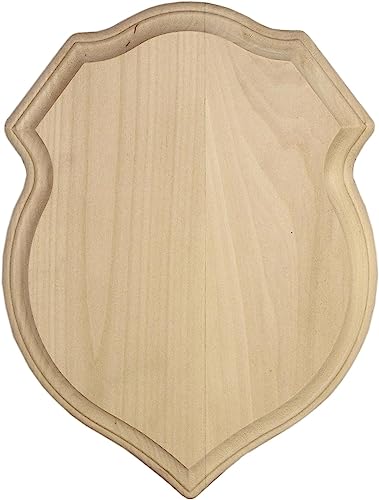 Walnut Hollow Basswood Shield Plaque, 9