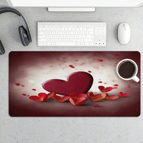Hearts with Love Desk Pad impermeable y antideslizante miniatura 5