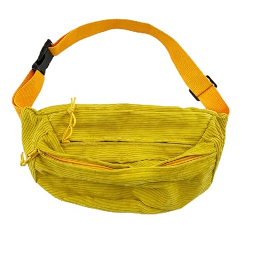 Psxixjsm Gürteltasche für Damen, Stilvolle Cord Bauchtasche für Damen und Herren, Diese große Damen und Herren Bauchtasche ist perfekt für Reisen, Wandern und Freizeitaktivitäten im Freien