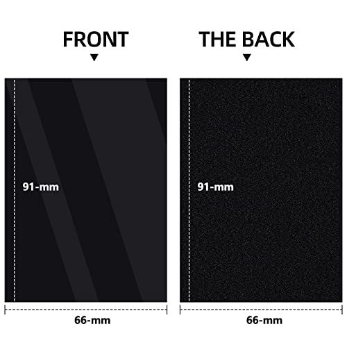Mlikero 500 Counts Black Card Sleeves, Matte Card Sleeves Deck Card Protectors, Trading Card Sleeves Fit For Mtg, Baseball Cards, Sports Cards, Game Cards thumb #3