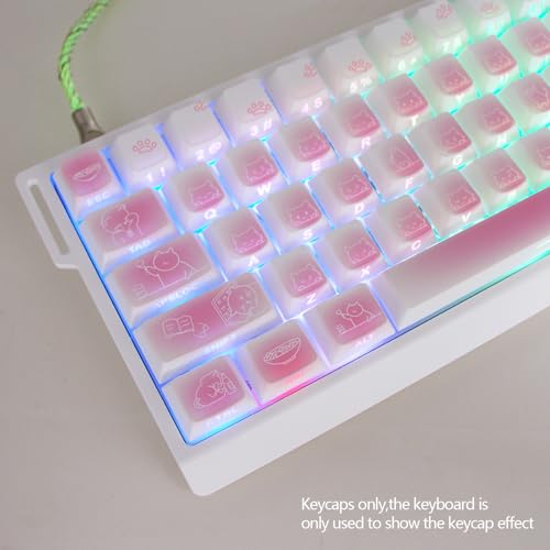 Touches de clavier mécanique pour remplacer capuchons usés design chat
