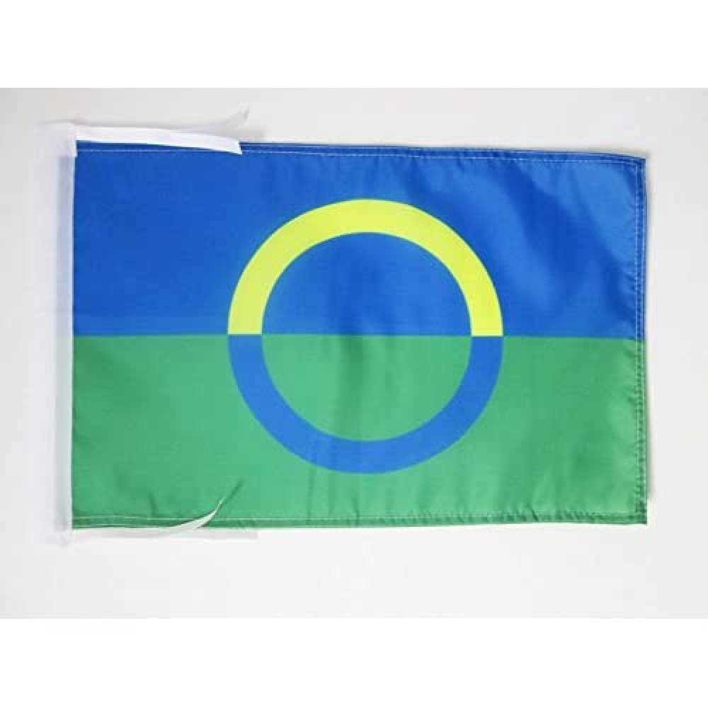 Iran Old Persia Flag 18'' x 12'' cords - Persian SMALL flags 30 x 45cm - Banner 18x12 in - AZ FLAG — view 1131