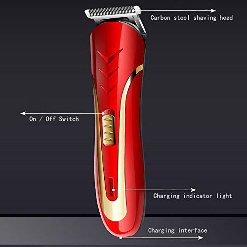 KEMEI Men's Self Hair Cutting Haircut Trimmer Cutter Cordless Electric Hair Clipper Razor Rechargeable Professional Shaver Beard Trimmer Grooming Shaving Machine - Thumbnail 5