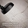 KOHLER 26290-BL Statement Three-Function SHOWERHEAD, Maximum Spray ...