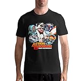 ONIAWO Action Bronson Mens Fashion Tshirt Short-Sleeved T-Shirt Cotton Printed Casual Tee XX-Large Black