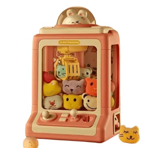 Máquina de Diversão Pega Ursinhos Maquininha De Pegar Bichinho Infantil Garra Com Fichas e brindes