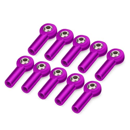 RC �J�[ �A�N�Z�T���[ For Axial For SCX10 II D90 D110 For Tamiya CC01 1/10 RC�J�[�p�[�c �R�l�N�e�B���O���b�h �^�C���b�h �{�[���W���C���g CW M3/M4 ���^���{�[���W���C���g(Purple,